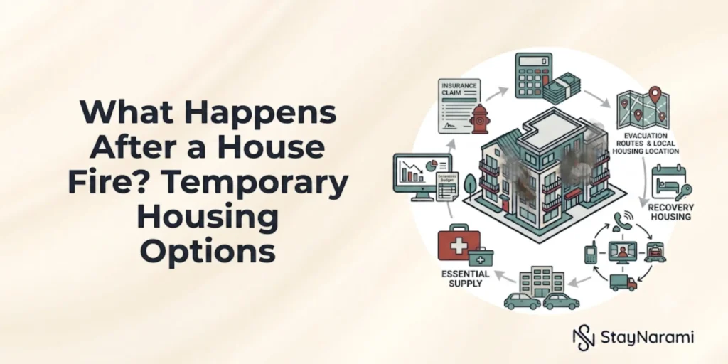 Temporary housing options for families after a house fire