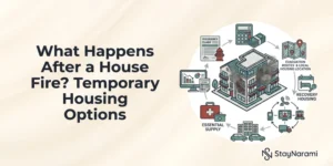 Temporary housing options for families after a house fire
