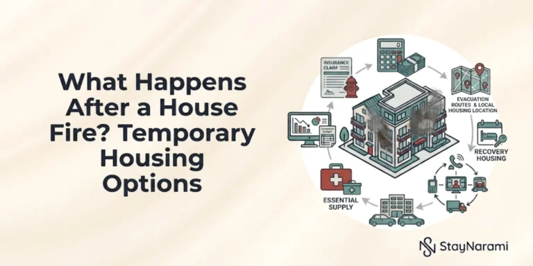 Temporary housing options for families after a house fire